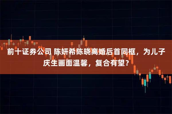 前十证券公司 陈妍希陈晓离婚后首同框，为儿子庆生画面温馨，复合有望？